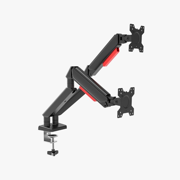 Innovative aluminum dual monitor mounting arm