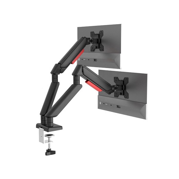 Innovative aluminum dual monitor mounting arm Innovative aluminum dual monitor mounting arm