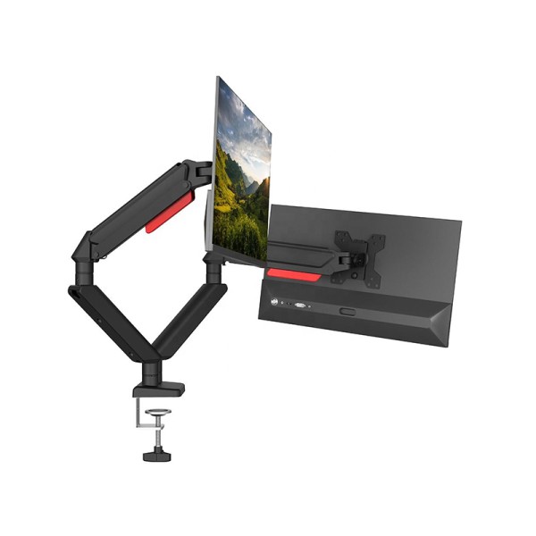 Innovative aluminum dual monitor mounting arm Innovative aluminum dual monitor mounting arm