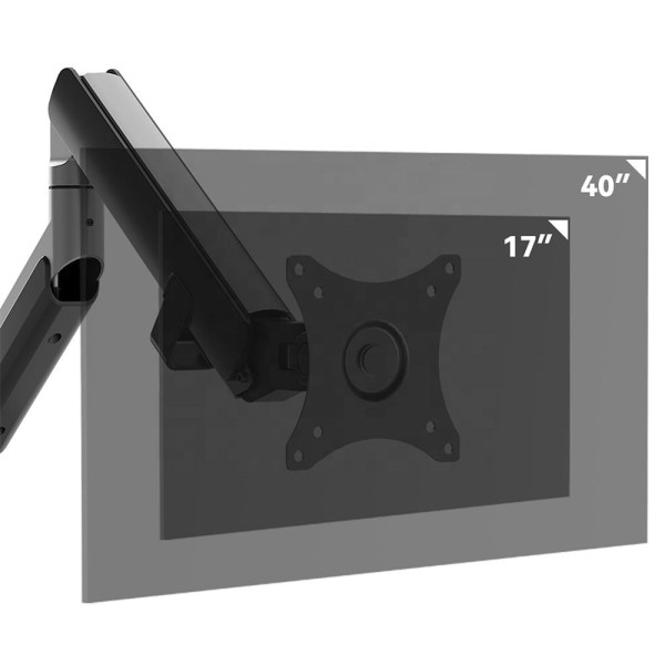 Gas spring single monitor mount arm Gas spring single monitor mount arm