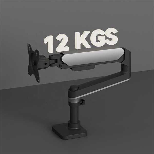 Ergonomic multi-angle rotating monitor stand arm