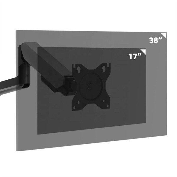 Ergonomic multi-angle rotating monitor stand arm