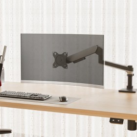 Ergonomic multi-angle rotating monitor stand arm