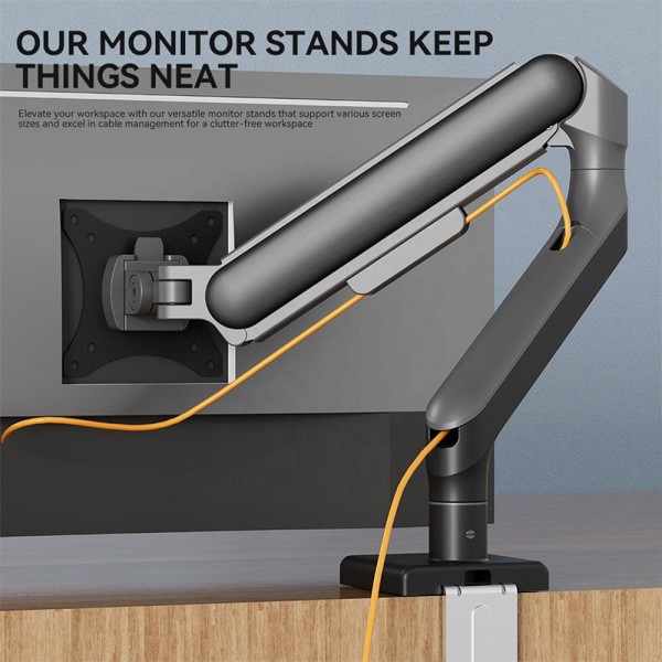 Durable multi-angle rotating monitor stand arm Durable multi-angle rotating monitor stand arm