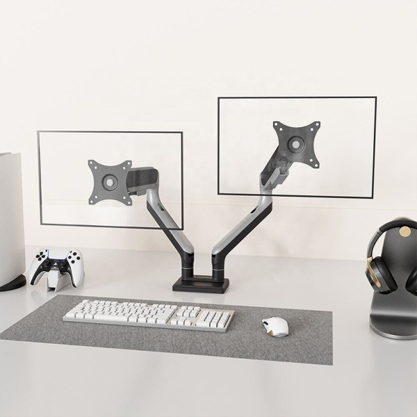 Easy-to-assemble dual monitor stand arm Easy-to-assemble dual monitor stand arm