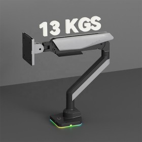 Gray durable monitor stand gas spring arm