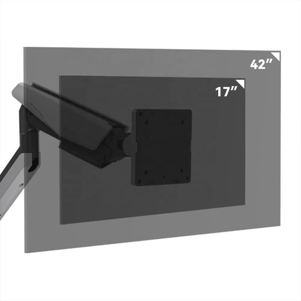 Gray durable monitor stand gas spring arm Gray durable monitor stand gas spring arm