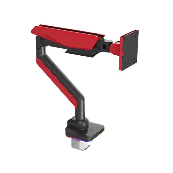 Single gas spring aluminum alloy monitor mount arm Single gas spring aluminum alloy monitor mount arm