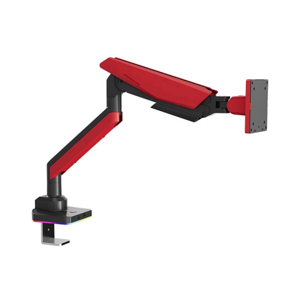 Single gas spring aluminum alloy monitor mount arm Single gas spring aluminum alloy monitor mount arm