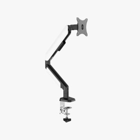 Heavy-duty flexible gas spring monitor mounting arm
