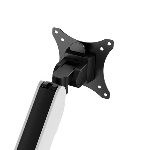 Heavy-duty flexible gas spring monitor mounting arm