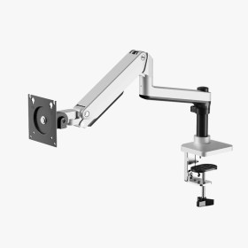 Mechanical spring single monitor mount arm