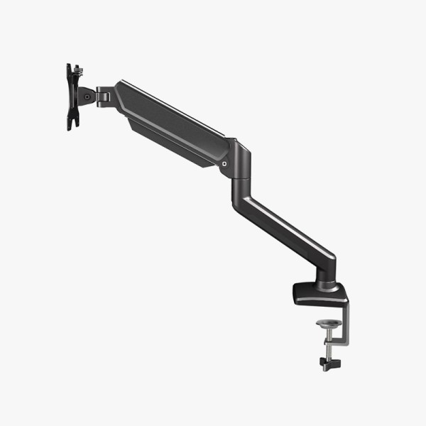 Gas spring adjustable monitor stand arm