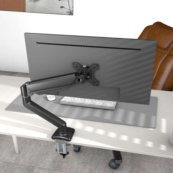 Gas spring adjustable monitor stand arm Gas spring adjustable monitor stand arm
