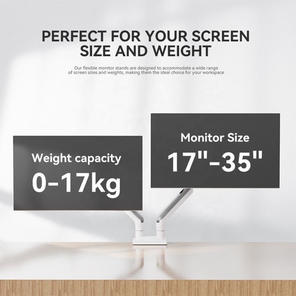 Innovative dual-hinged arm dual-monitor bracket arm Innovative dual-hinged arm dual-monitor bracket arm