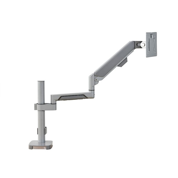 White easy-to-install monitor stand arm