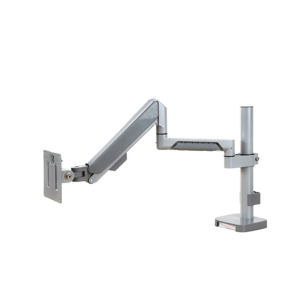 White easy-to-install monitor stand arm