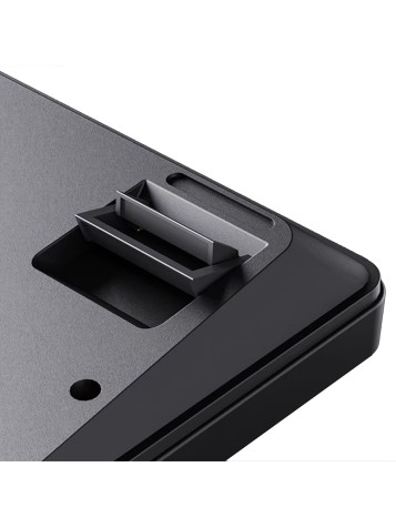 Gradient-colored ergonomic wired keyboard