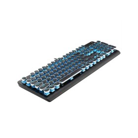 Black LED backlit waterproof wired keyboard