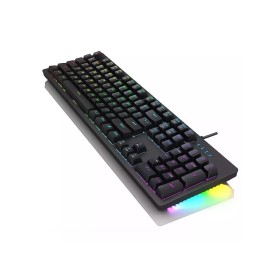 Black 104-key wired mechanical keyboard
