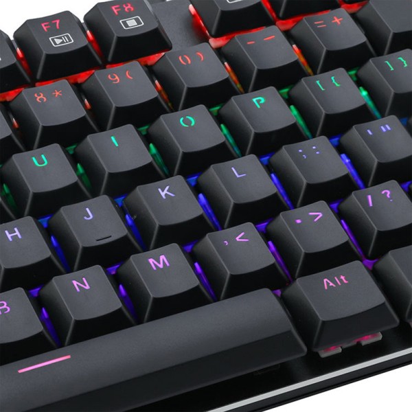 Luminous RGB backlit wired mechanical keyboard