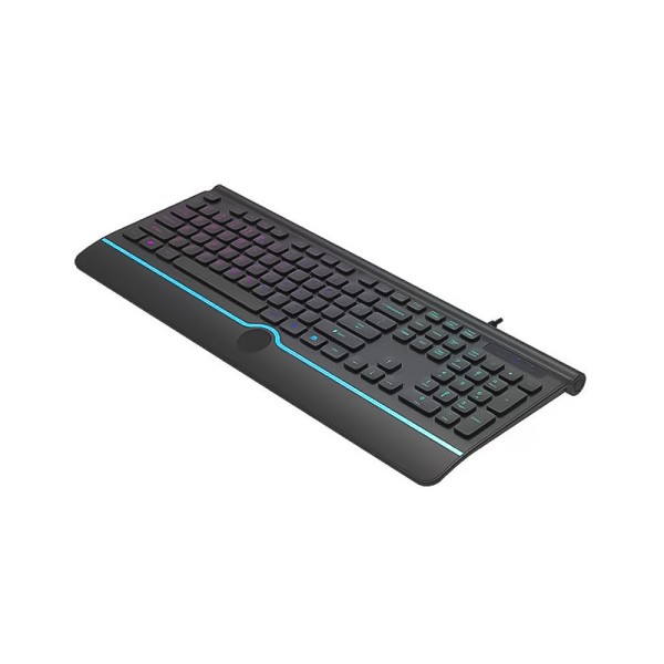 Splash-proof silent wired mechanical keyboard
