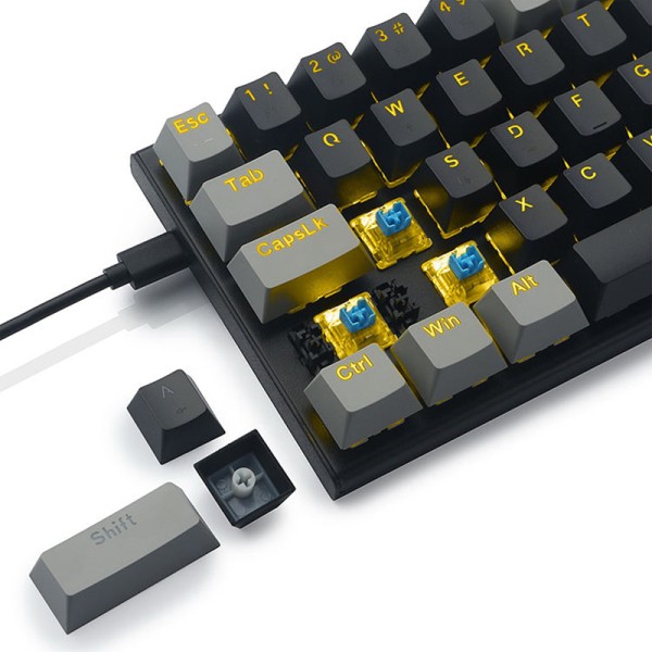 High-quality 61-key wired mechanical keyboard