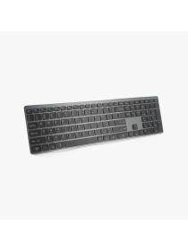 Black rechargeable backlit wireless keyboard