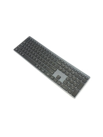 Black rechargeable backlit wireless keyboard