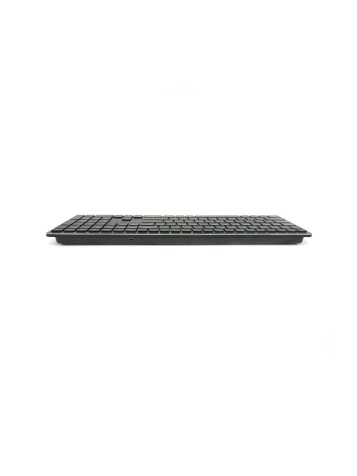Black rechargeable backlit wireless keyboard