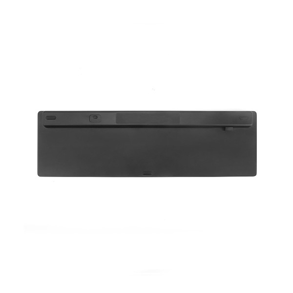 Black rechargeable backlit wireless keyboard