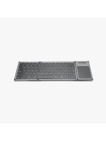 Portable foldable wireless keyboard with touchpad