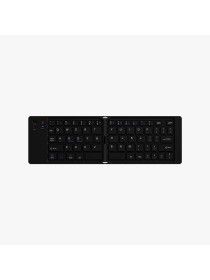 Ultra-thin foldable 66-key wireless keyboard