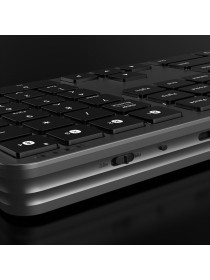 High-end ultra-thin 109-key wireless keyboard
