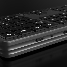 High-end ultra-thin 109-key wireless keyboard