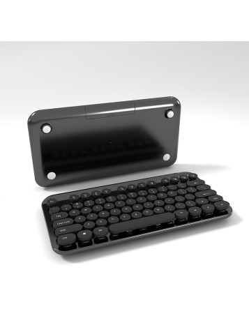 Retro and elegant 77-key wireless keyboard