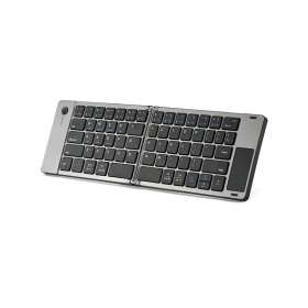 Black ultra-thin foldable wireless keyboard