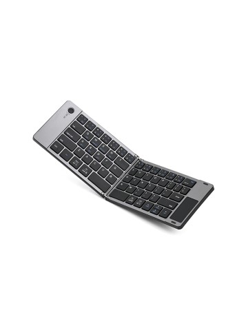 Black ultra-thin foldable wireless keyboard