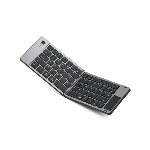 Black ultra-thin foldable wireless keyboard