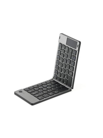 Black ultra-thin foldable wireless keyboard