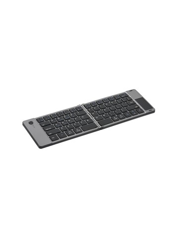 Black ultra-thin foldable wireless keyboard