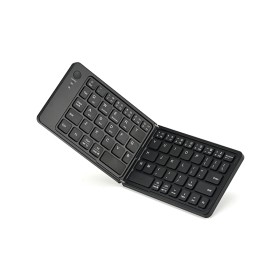 Ergonomic foldable wireless keyboard