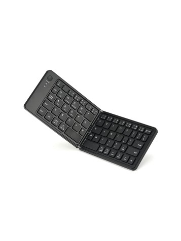 Ergonomic foldable wireless keyboard