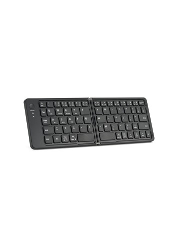 Ergonomic foldable wireless keyboard