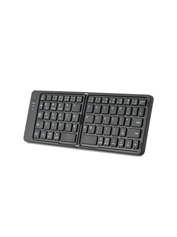 Ergonomic foldable wireless keyboard