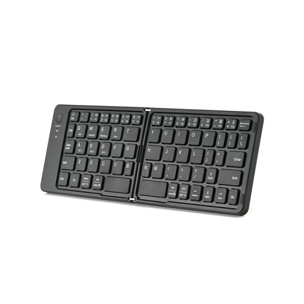 Ergonomic foldable wireless keyboard