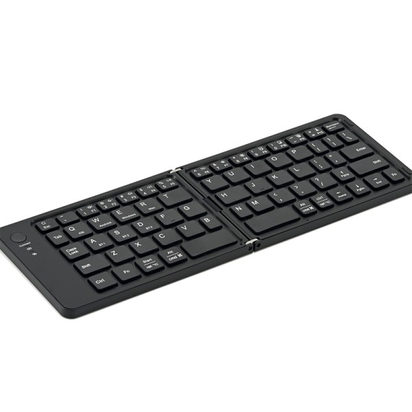 Ergonomic foldable wireless keyboard